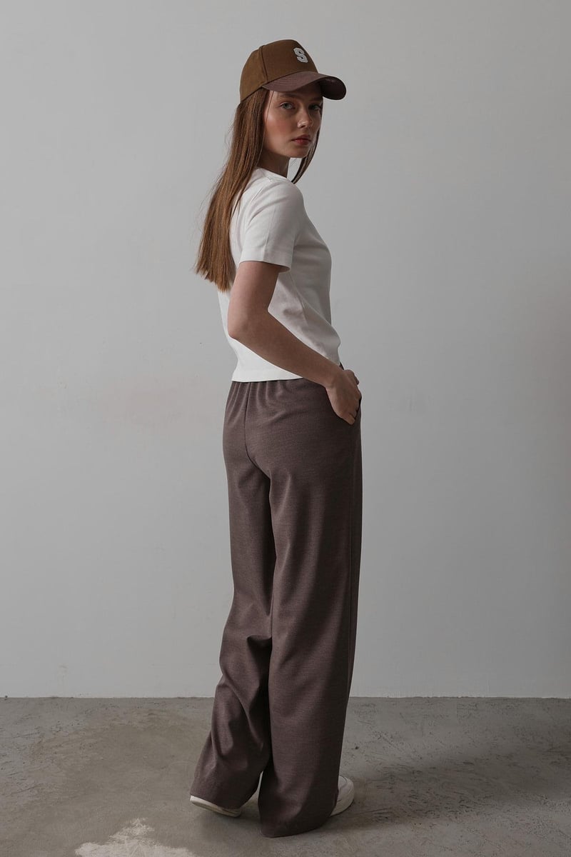 Yıkamalı Müslin Pantolon
